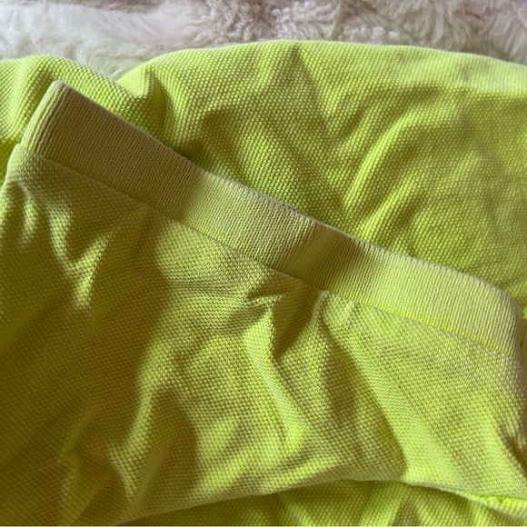 up-cycled AEO neon green polo to be cropped - Picture 7 of 8